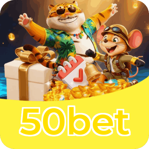 Fluxo de download do app 50bet — referência visual